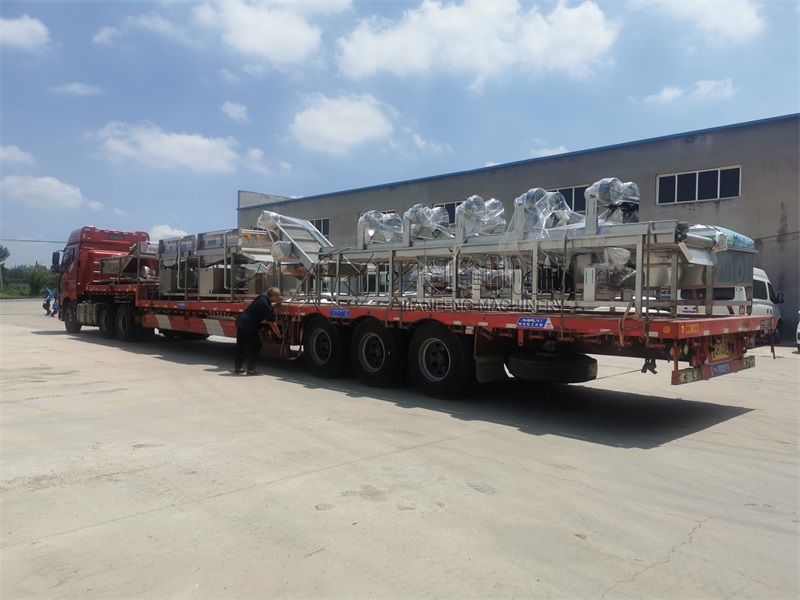 陜西延安蔬菜清洗瀝水設(shè)備打包配送