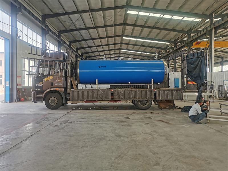 高溫高壓蒸潤鍋成功交付山西襄汾客戶