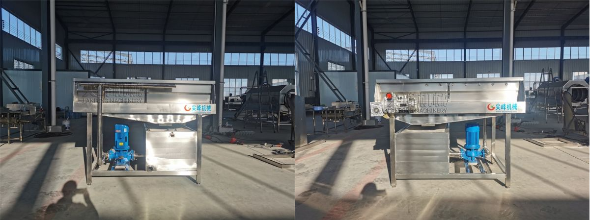 瓜果類噴淋毛刷清洗機(jī)器設(shè)備