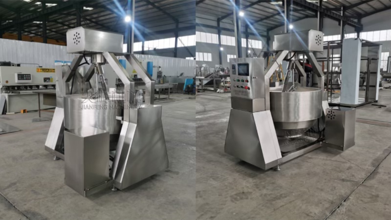 半自動(dòng)電磁加熱行星攪拌炒鍋